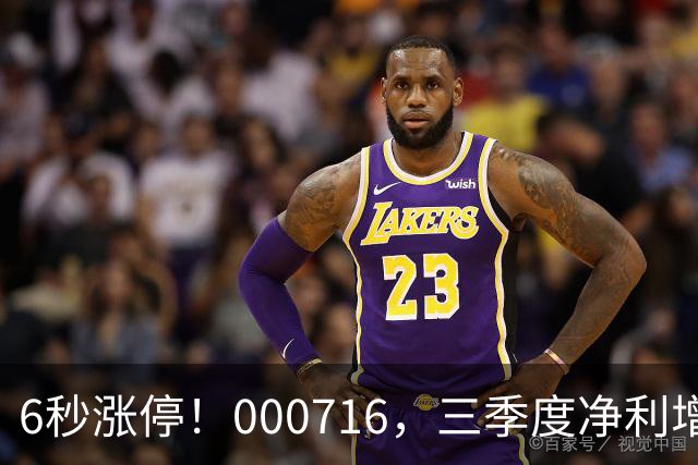 6秒涨停！000716，三季度净利增长近40倍